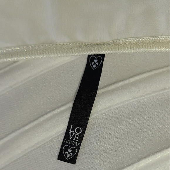 Off-White Sheer Mini Dress - Picture 6 of 7